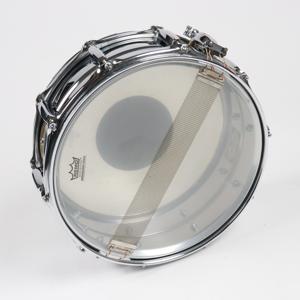 【中古】 スネアドラム パール Pearl SensiTone Steel Custom Alloy 14x5.5 スチールシェル スネアサイド