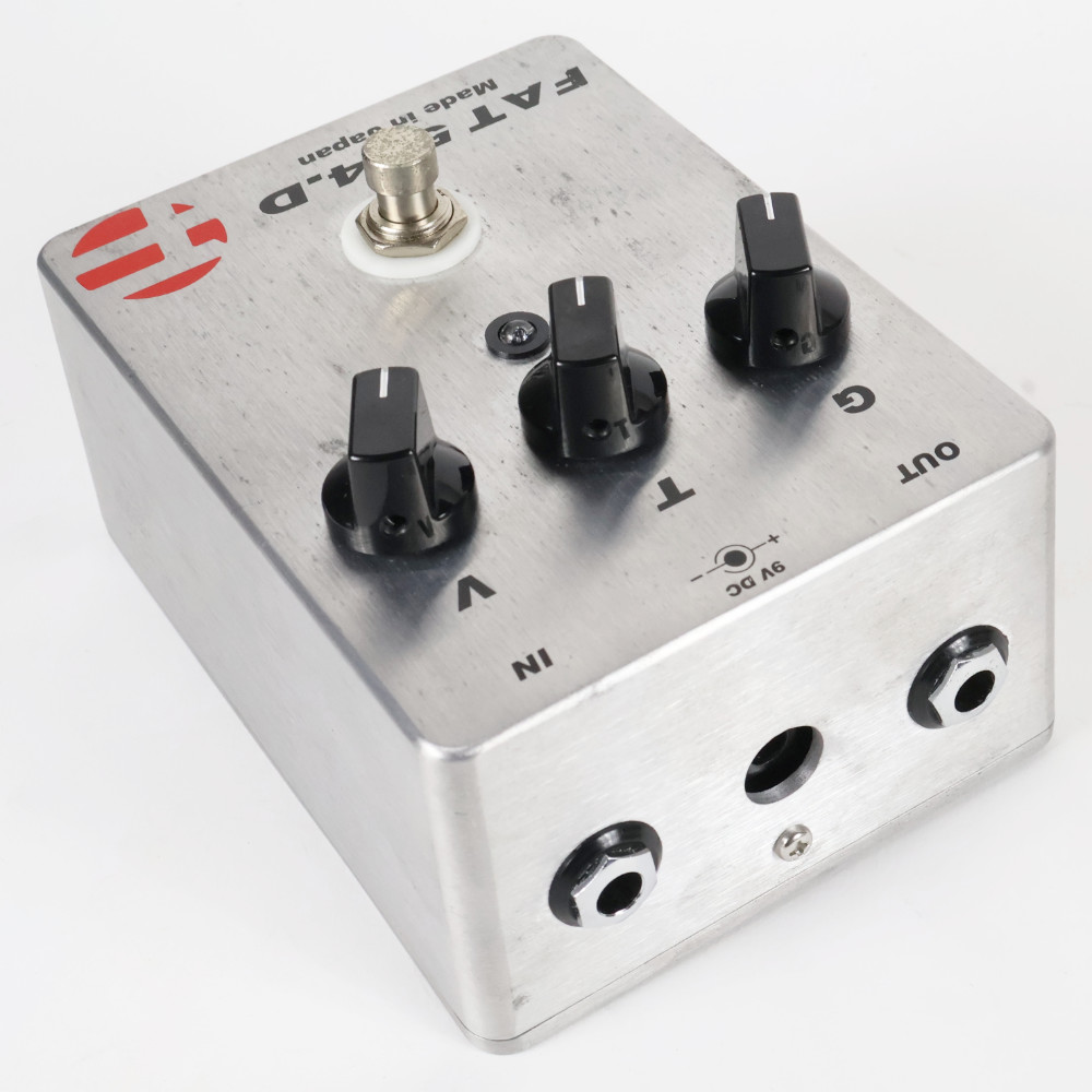 【中古】 FAT 514.D Booster ブースター エフェクター ギターエフェクター 本体画像 斜め 
