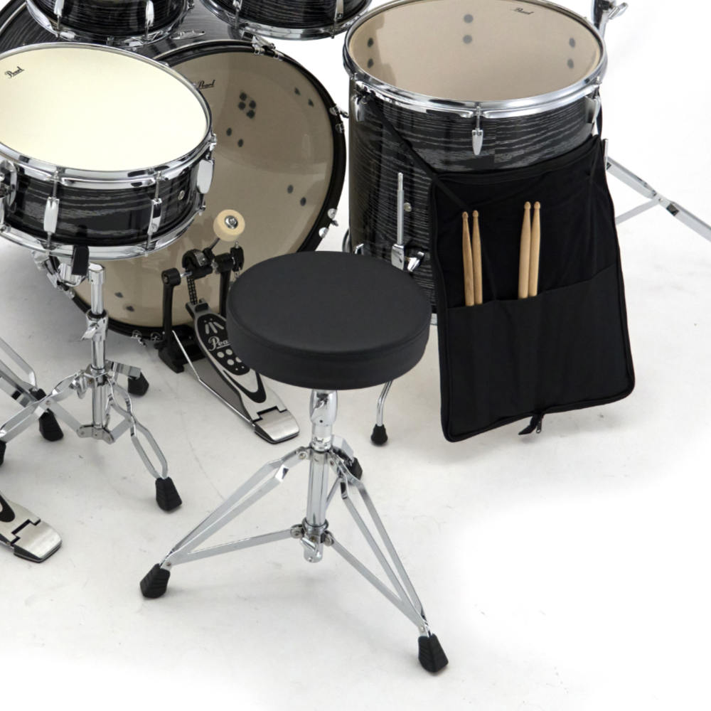 Pearl パール RS525SCWN/C-2CSN #801 Midnight Chrome Vortex Roadshow スタンダードサイズ ドラムセット 限定カラー スローン画像