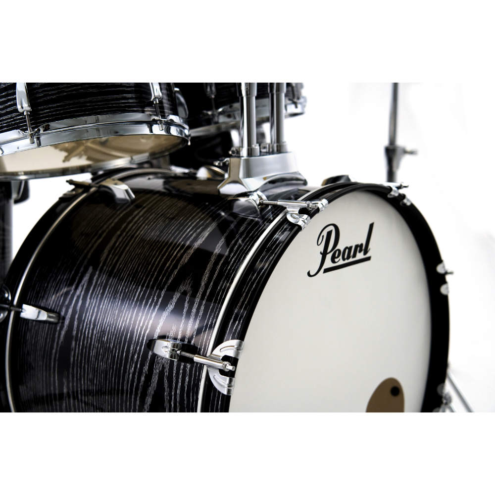 Pearl パール RS525SCWN/C-2CSN #801 Midnight Chrome Vortex Roadshow スタンダードサイズ ドラムセット 限定カラー バスドラム画像