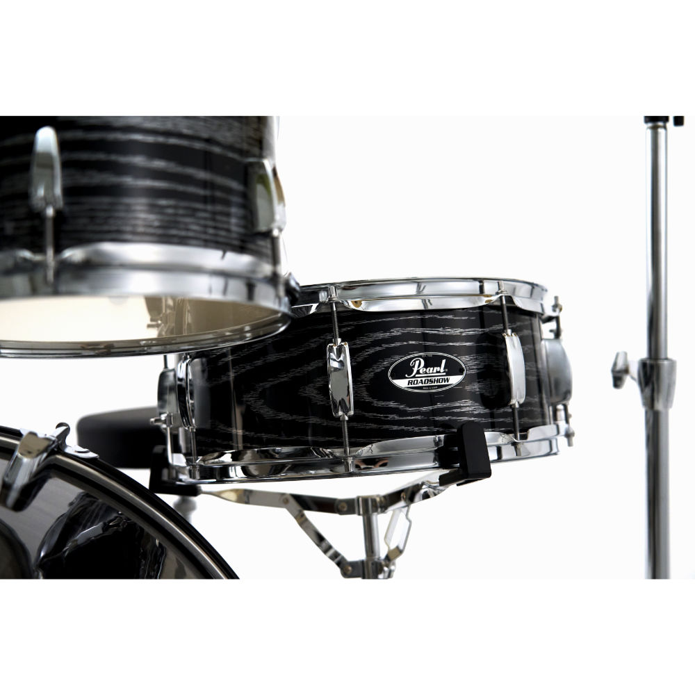 Pearl パール RS525SCWN/C-2CSN #801 Midnight Chrome Vortex Roadshow スタンダードサイズ ドラムセット 限定カラー スネア画像3