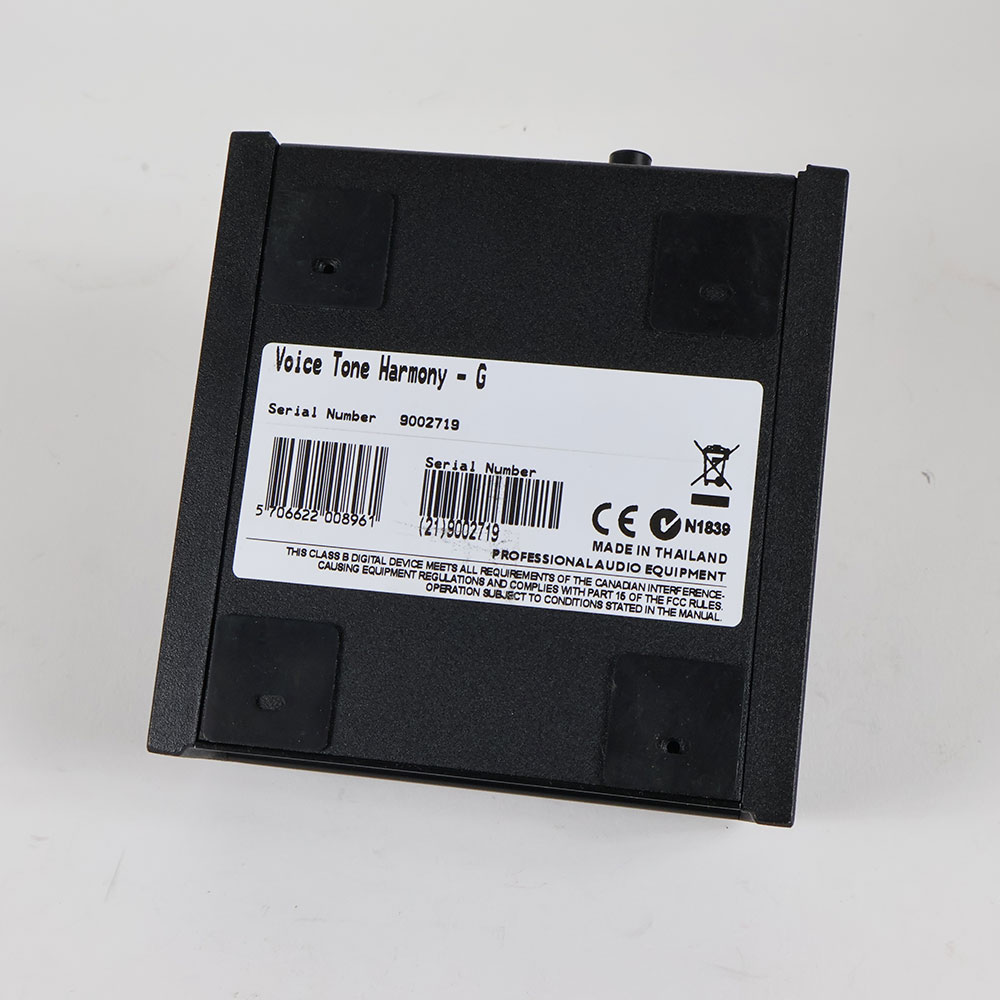 【中古】 ボーカル用エフェクター TC HELICON harmony G 裏面