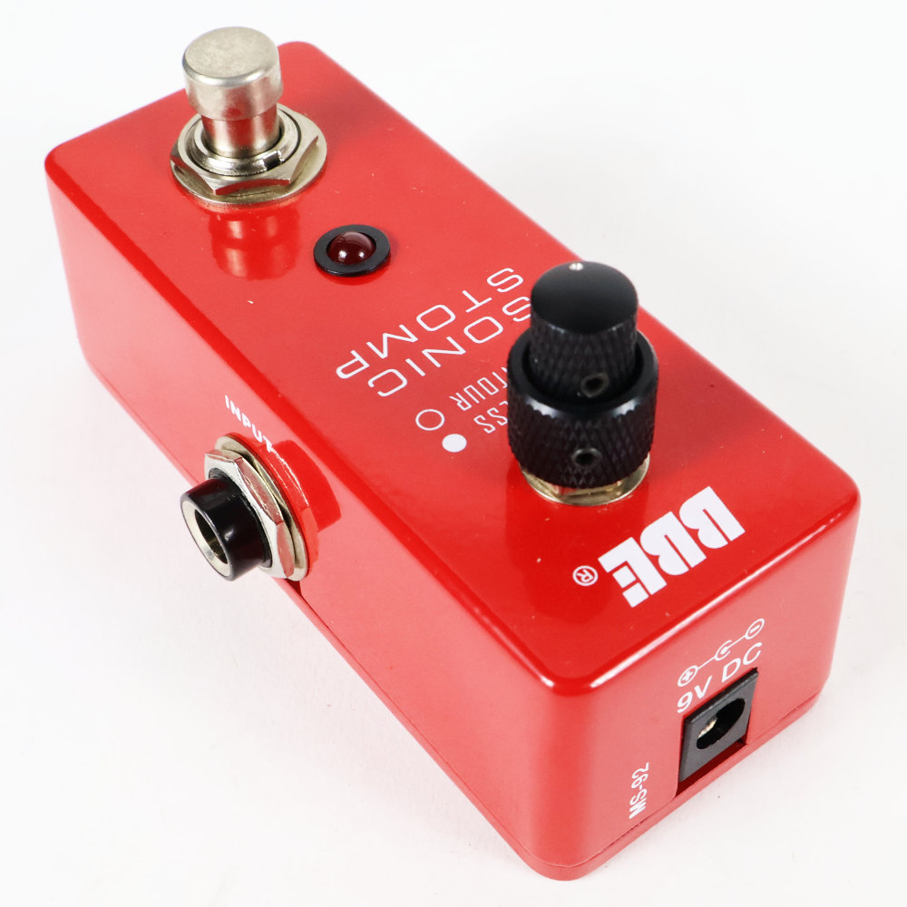 【中古】 BBE MS-92 SONIC STOMP SONIC MAXIMIZER ベースエフェクター ギターエフェクター 本体画像 斜め