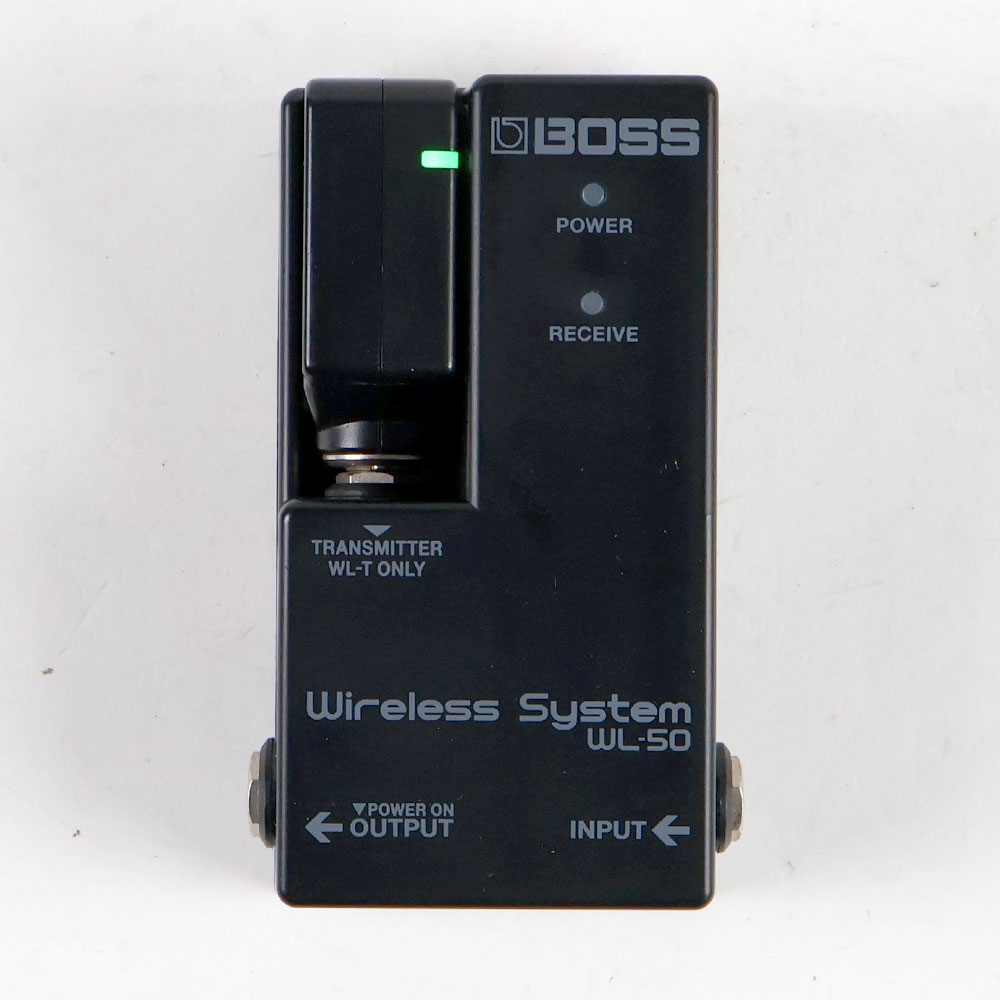 【中古】 ギターワイヤレス BOSS WL-50 Wireless System ギターワイヤレスシステム 正面