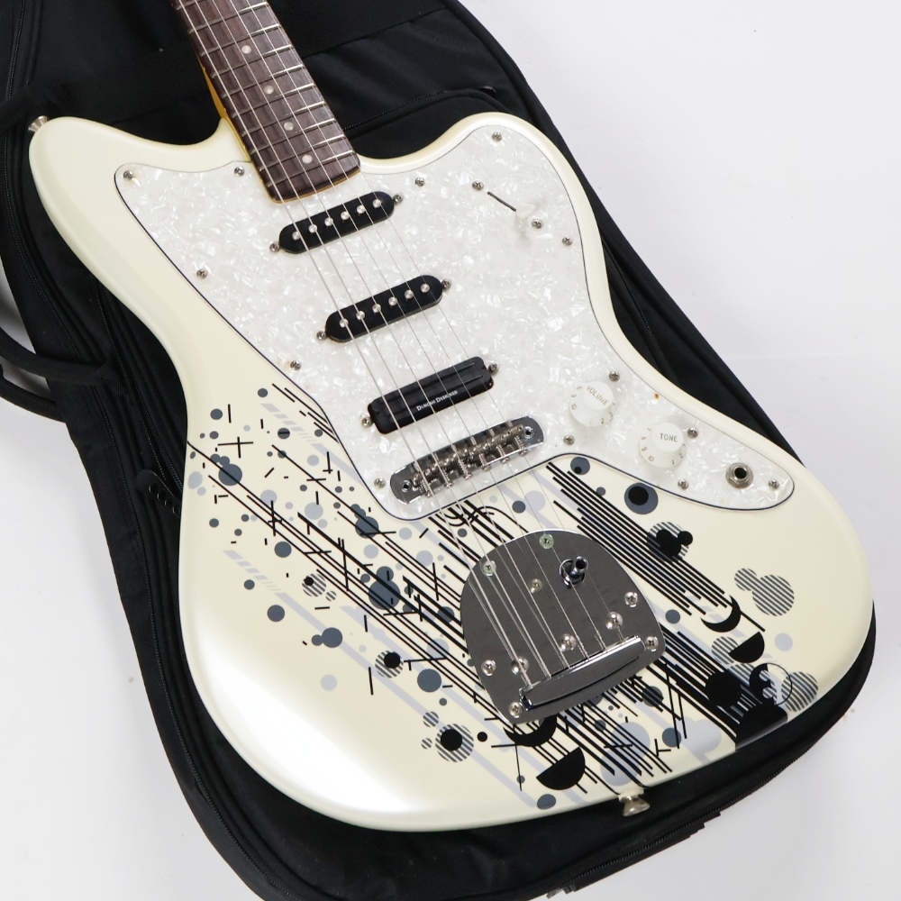 【中古】 Squier by Fender MAMI Jazzmaster PWT 2016年製 Scandal Mami Signature スクワイヤー スキャンダル マミモデル ジャズマスター ボディ画像 