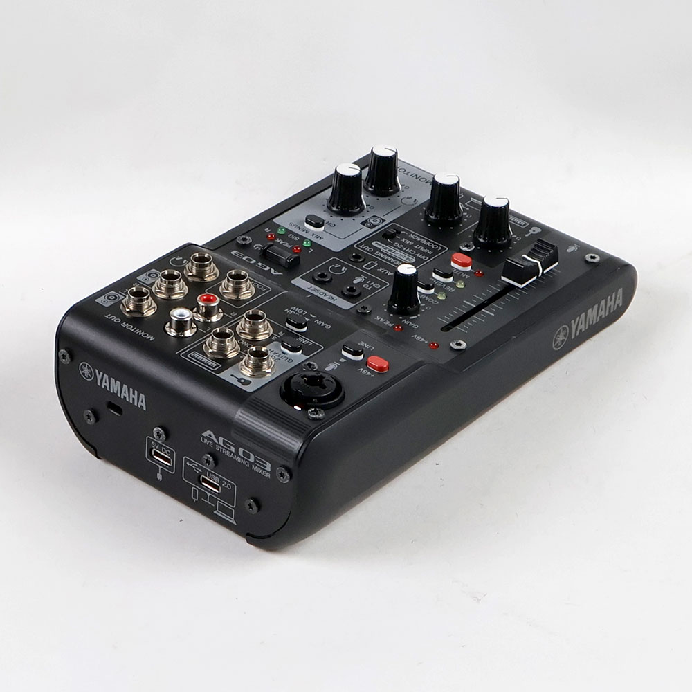 【中古】 ミキサー ヤマハ YAMAHA AG03 mk2 ライブストリーミングミキサー 全体