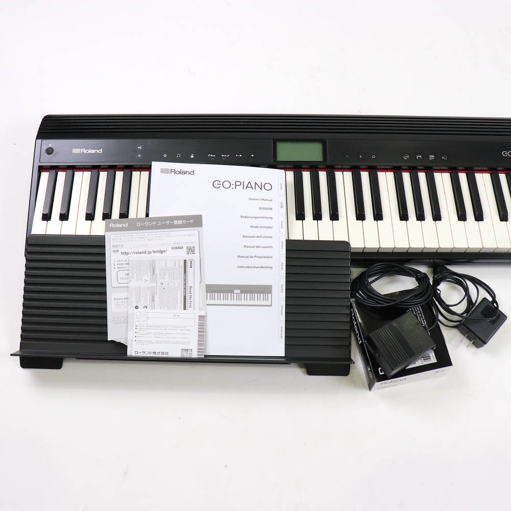 【中古】 電子ピアノ ローランド ROLAND GO-61P GO:PIANO Entry Keyboard Piano エントリーキーボード ピアノ 付属品