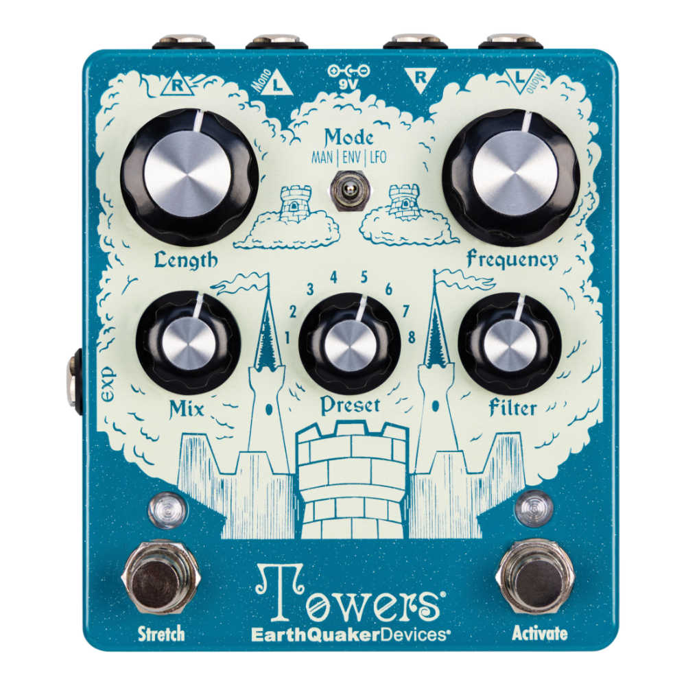 Earthquaker Devices アースクエイカーデバイセス EQD Towers フィルターリバーブ ギターエフェクター