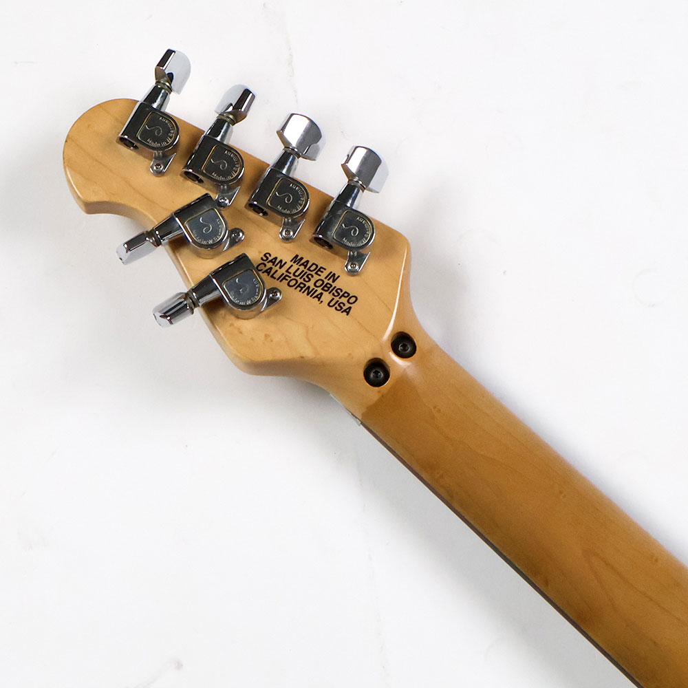 【中古】 エレキギター Music Man Luke 1 Pearl Red 1994年製 初代Steve Lukather Signature Model EMGピックアップ フロイドローズブリッジ搭載 ヘッド