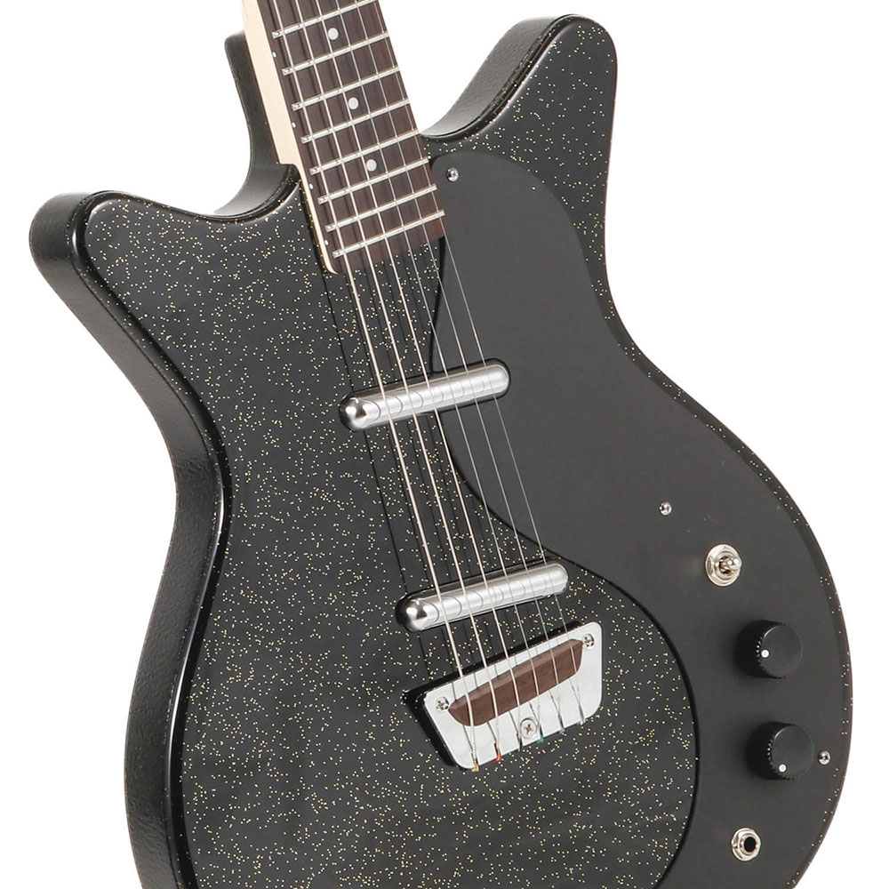 Danelectro ダンエレクトロ GLITTER ’59 BLACK/SILVER エレキギター ボディ