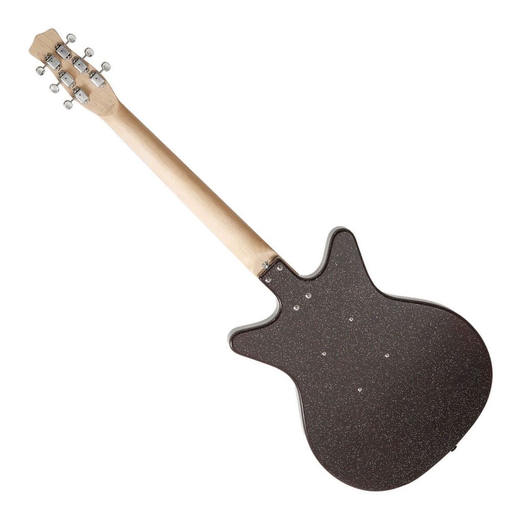 Danelectro ダンエレクトロ GLITTER ’59 MAROON/SILVER エレキギター 背面