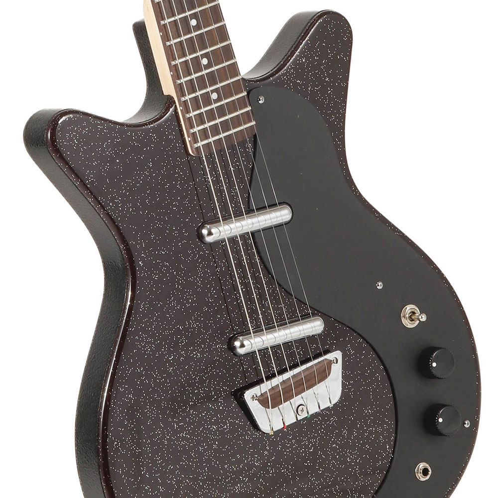 Danelectro ダンエレクトロ GLITTER ’59 MAROON/SILVER エレキギター ボディ