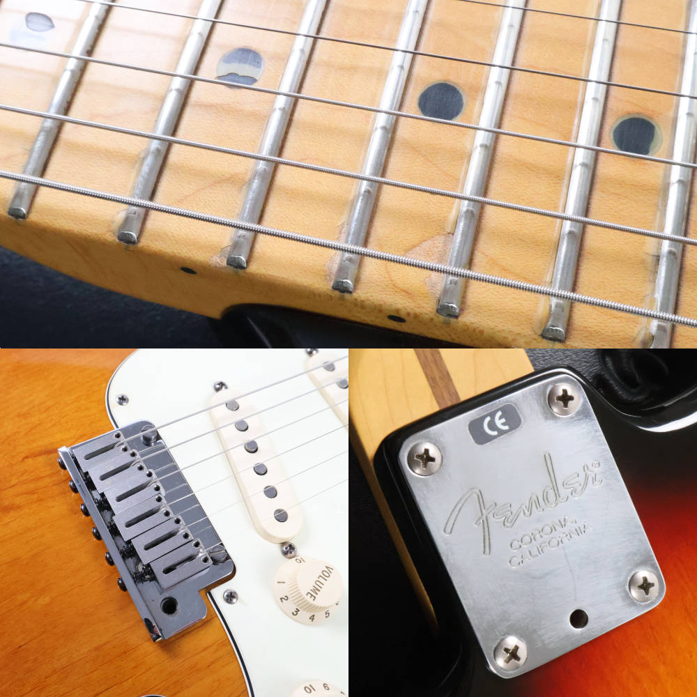 【中古】 エレキギター Fender American Stratocaster Maple FingerBoard 3Color Sunburst 2000年製 フェンダー アメリカンストラトキャスター 傷