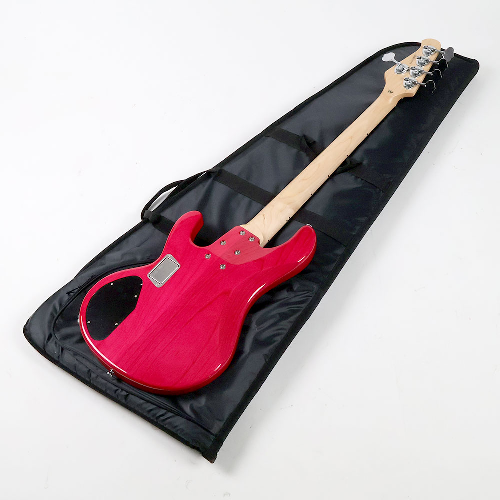 【中古】 エレキベース 5弦ベース EDWARDS by ESP  E-T-170BD See Thru Pink L’Arc〜en〜Ciel tetsuya エドワーズ 2019年頃製造 背面
