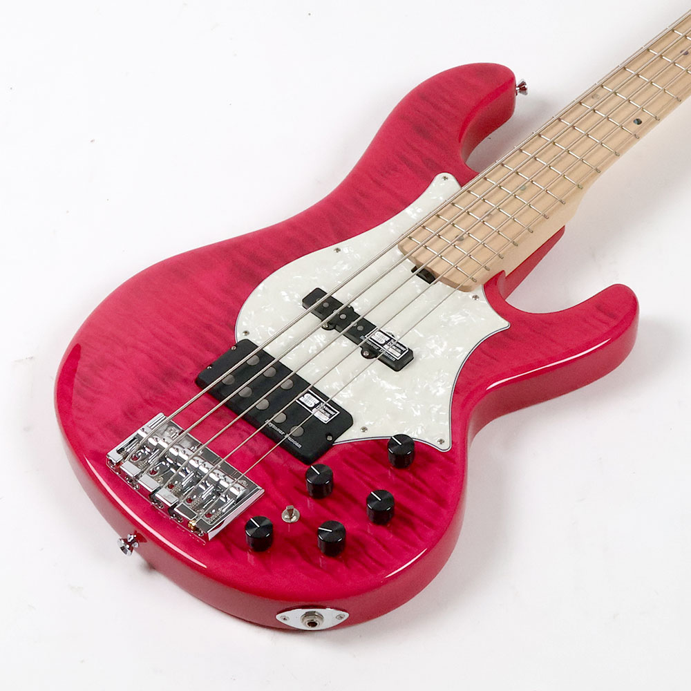 【中古】 エレキベース 5弦ベース EDWARDS by ESP  E-T-170BD See Thru Pink L’Arc〜en〜Ciel tetsuya エドワーズ 2019年頃製造 ボディ