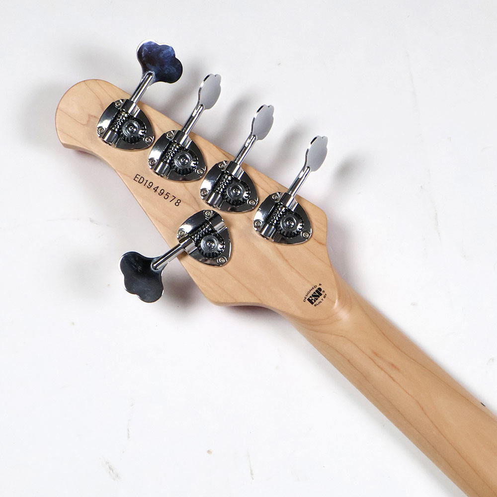 【中古】 エレキベース 5弦ベース EDWARDS by ESP  E-T-170BD See Thru Pink L’Arc〜en〜Ciel tetsuya エドワーズ 2019年頃製造 ヘッド