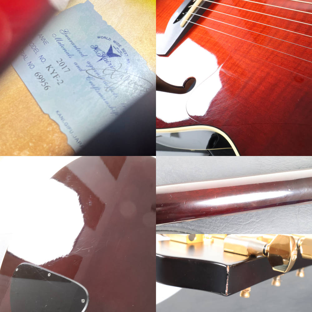 【中古】 アコースティックギター K.Yairi KYF-2 2017年製 Fishman Presys+ ピックアップ搭載 Kヤイリ 傷