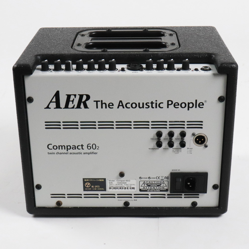 【中古】 ギターアンプ AER COMPACT 60/2 背面