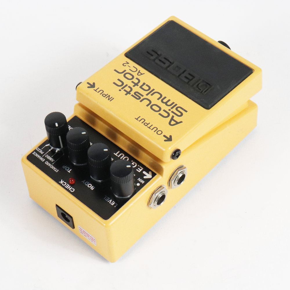 【中古】 アコースティックシミュレーター エフェクター BOSS AC-2 Acoustic Simulator ギターエフェクター 側面