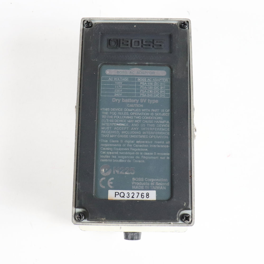 【中古】 クロマチックチューナー エフェクター BOSS TU-2 Chromatic Tuner ペダルチューナー 裏面