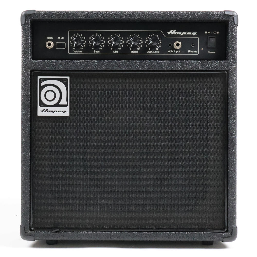 【中古】 ベースコンボアンプ アンペグ Ampeg BA-108 v2 20W出力 小型ベースコンボアンプ コントロール