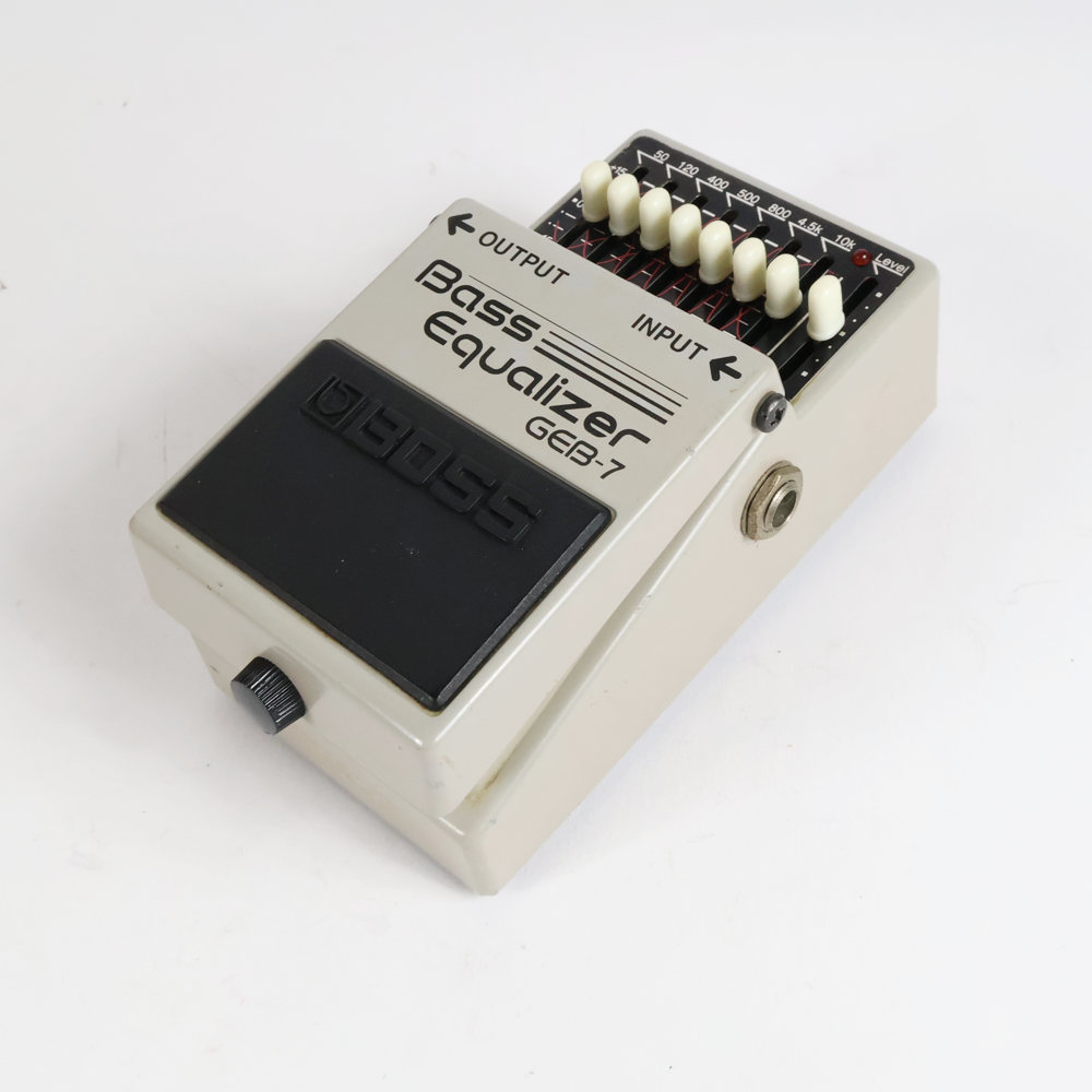 【中古】イコライザー エフェクター BOSS GEB-7 Bass Equalizer ベースエフェクター 側面
