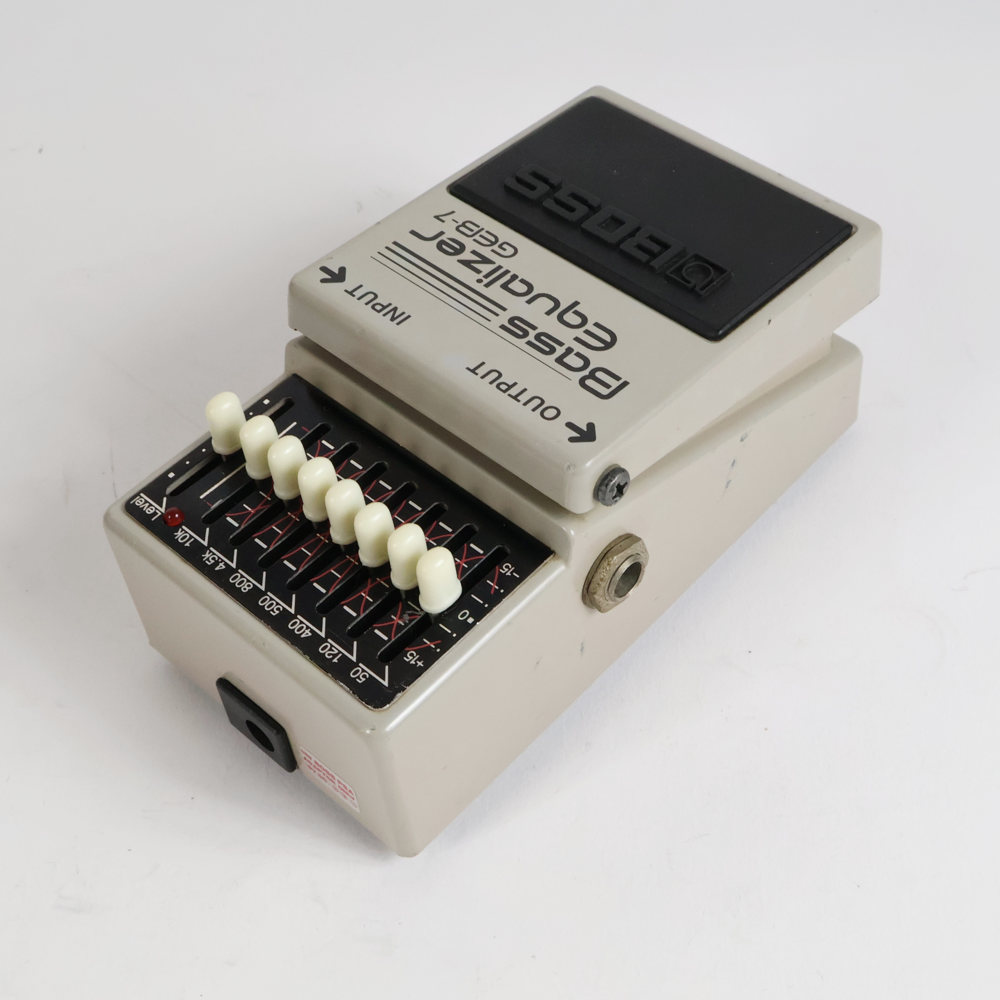 【中古】イコライザー エフェクター BOSS GEB-7 Bass Equalizer ベースエフェクター 側面