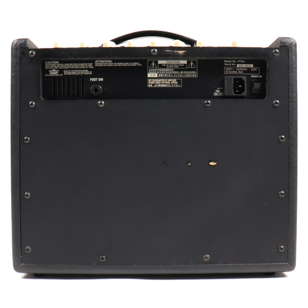 【中古】 ギターコンボアンプ ヴォックス VOX VT20+ ギター用 コンボアンプ 20W 本体画像 裏 
