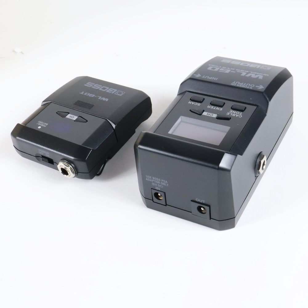 【中古】 BOSS WL-60 Wireless System ギターワイヤレスシステム 側面