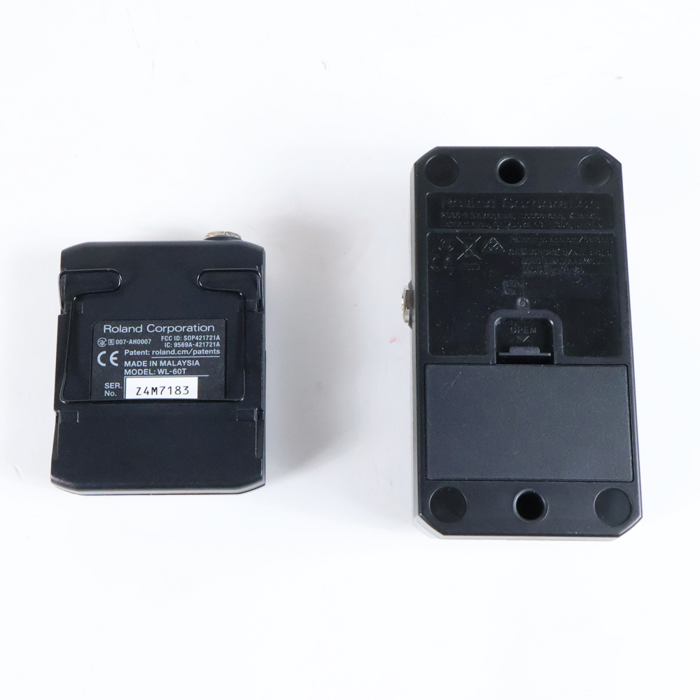 【中古】 BOSS WL-60 Wireless System ギターワイヤレスシステム 裏面