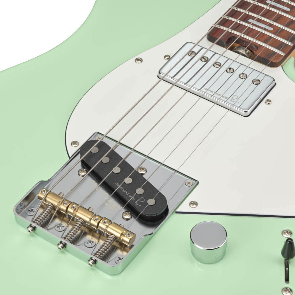 YAMAHA ヤマハ PACS+11S PGN Pacifica SC Standard Plus PEPPERMINT GREEN パシフィカSC スタンダードプラス エレキギター ブリッジ画像