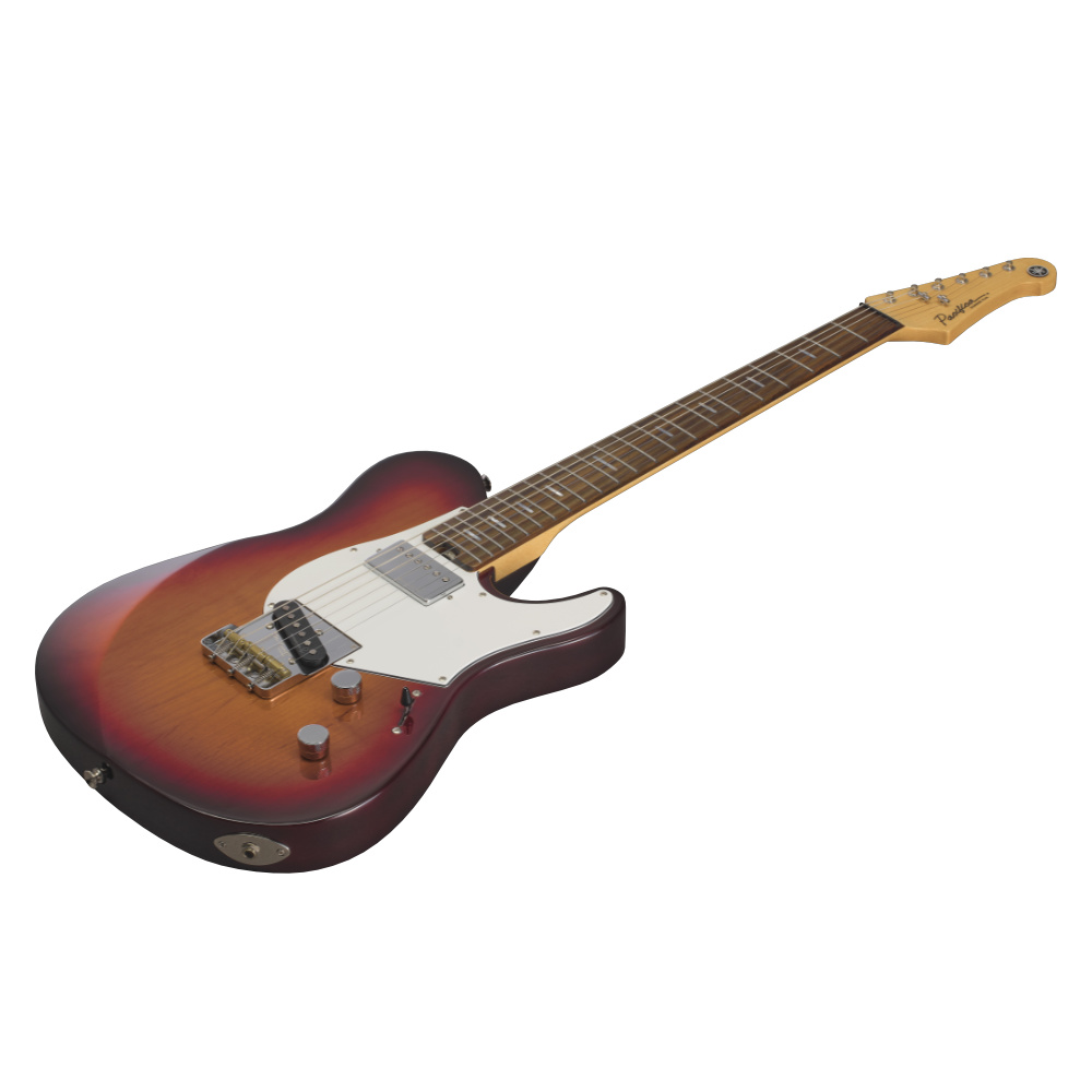YAMAHA ヤマハ PACS+11S DTB Pacifica SC Standard Plus DESERT BURST パシフィカSC スタンダードプラス エレキギター 横斜めアングル画像