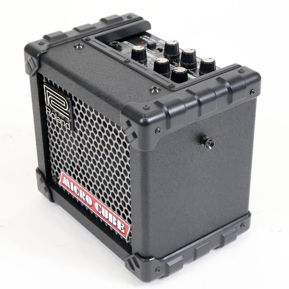 【中古】 ギターアンプ Roland ローランド MICRO CUBE BLACK コンボアンプ 右サイド