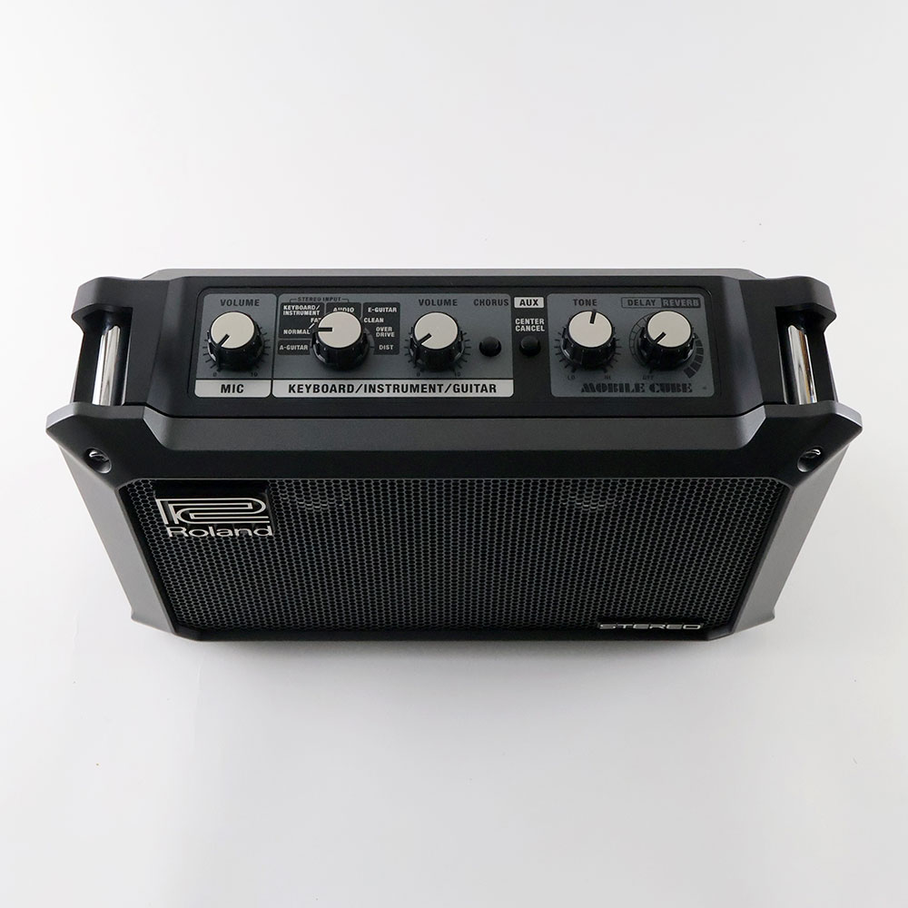 【中古】 ポータブルアンプ ROLAND ローランド MOBILE CUBE モバイルキューブ コントロールパネル