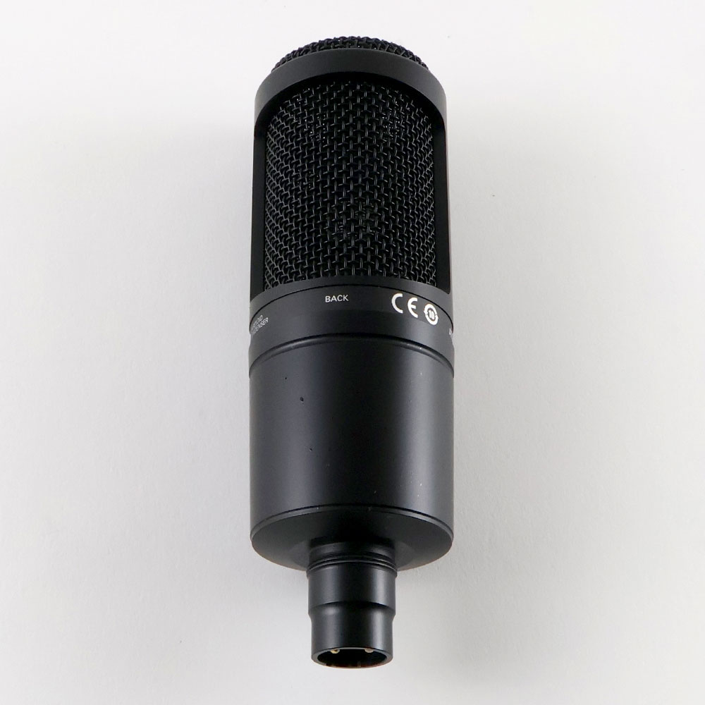 【中古】 コンデンサーマイク AUDIO-TECHNICA AT2020 オーディオテクニカ オーテク 背面