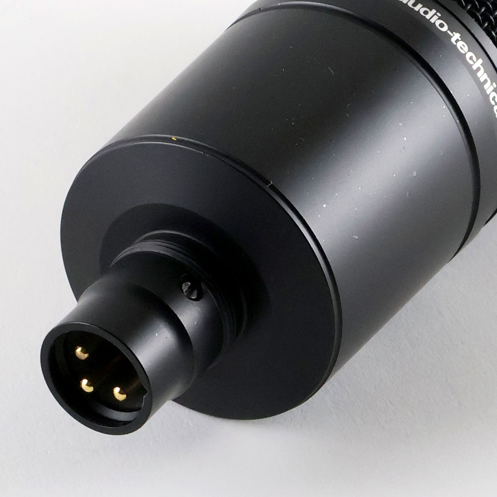 【中古】 コンデンサーマイク AUDIO-TECHNICA AT2020 オーディオテクニカ オーテク 端子部