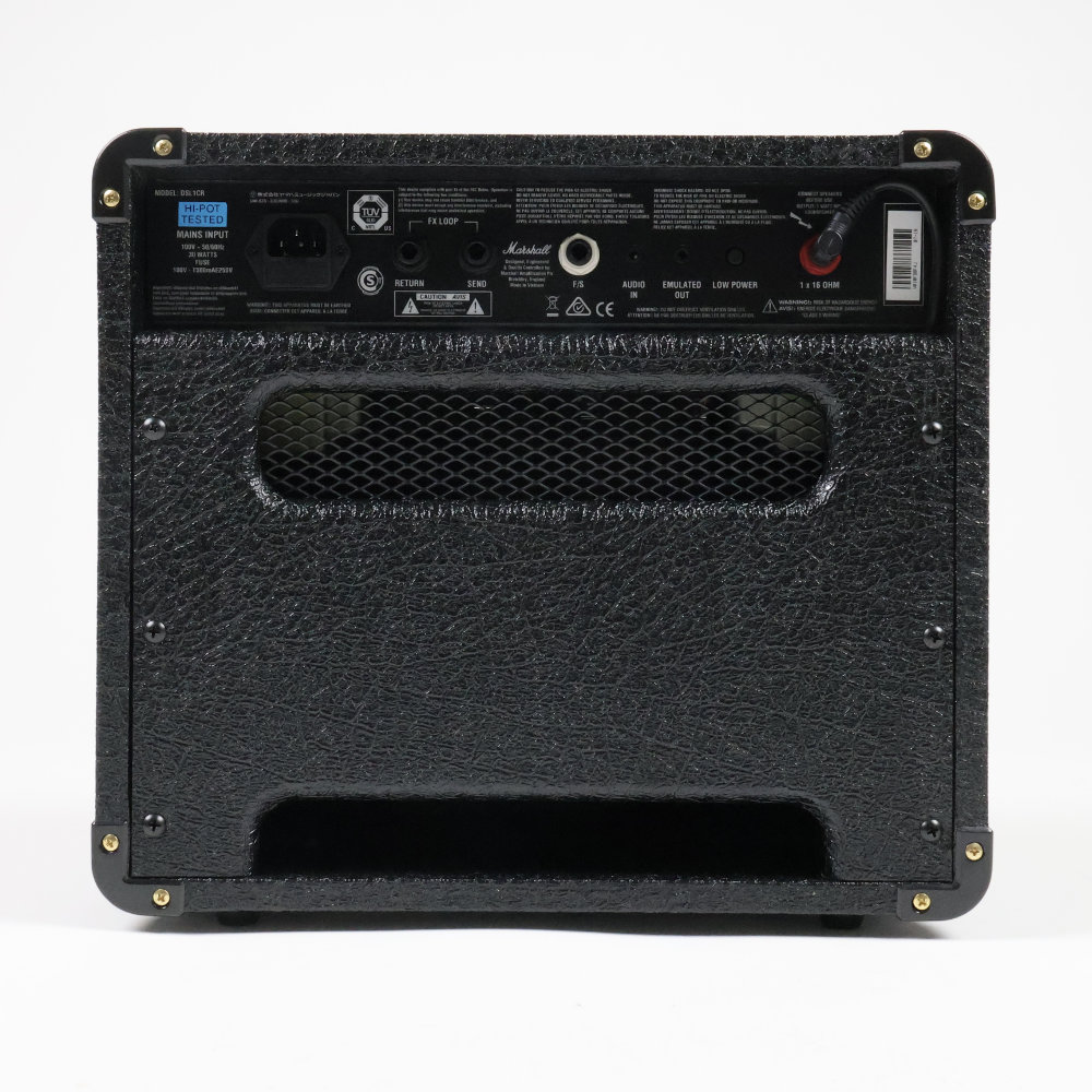 【中古】マーシャル MARSHALL DSL1C ギターアンプ コンボ 真空管アンプ 背面