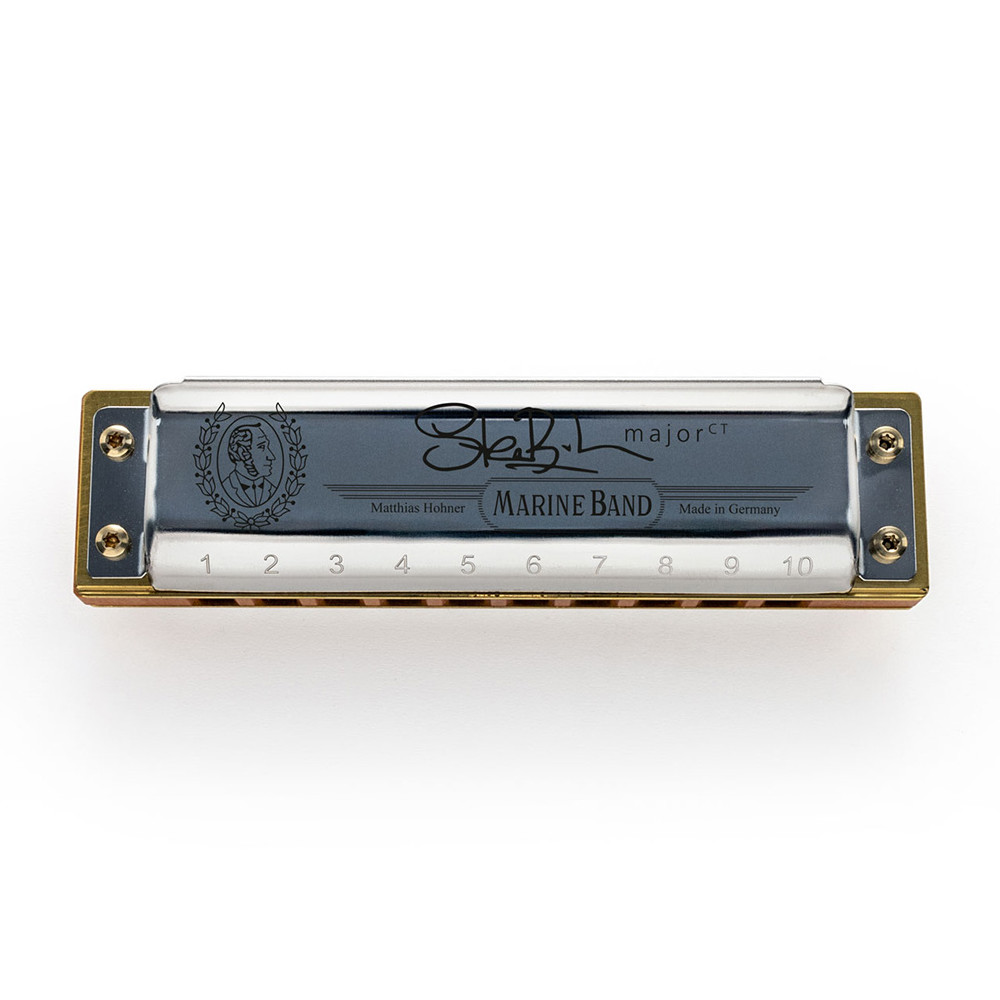HOHNER ホーナー Steve Baker Signature Harp C調 10ホールハーモニカ ブルースハープ トップ画像