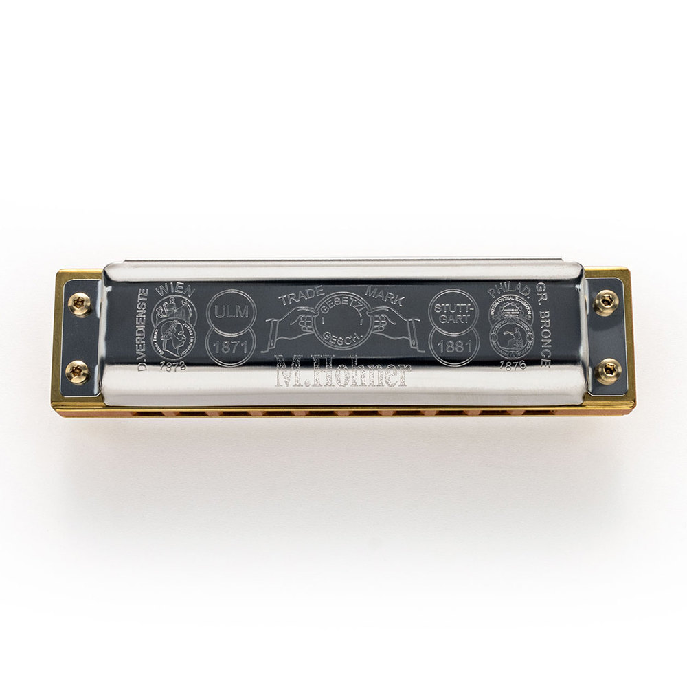 HOHNER ホーナー Steve Baker Signature Harp Gマイナー 10ホールハーモニカ ブルースハープ ボトム画像