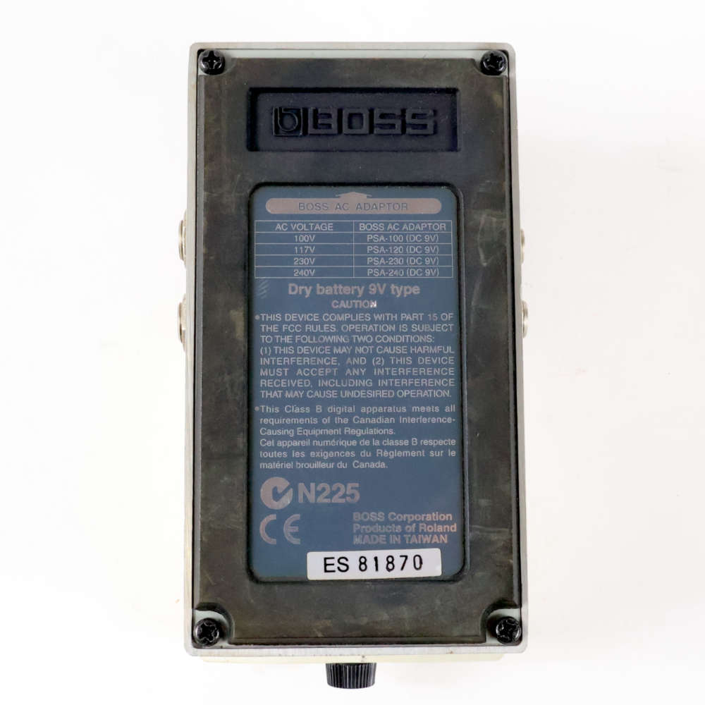 【中古】ディレイ エフェクター BOSS DD-6 Digtal Delay ギターエフェクター 裏面