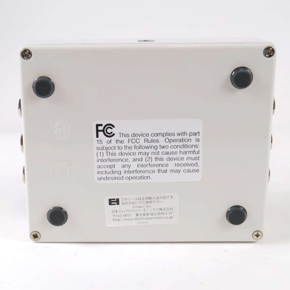 【中古】 フィルターペダル ELECTRO-HARMONIX STEREO TALKING MACHINE 裏面