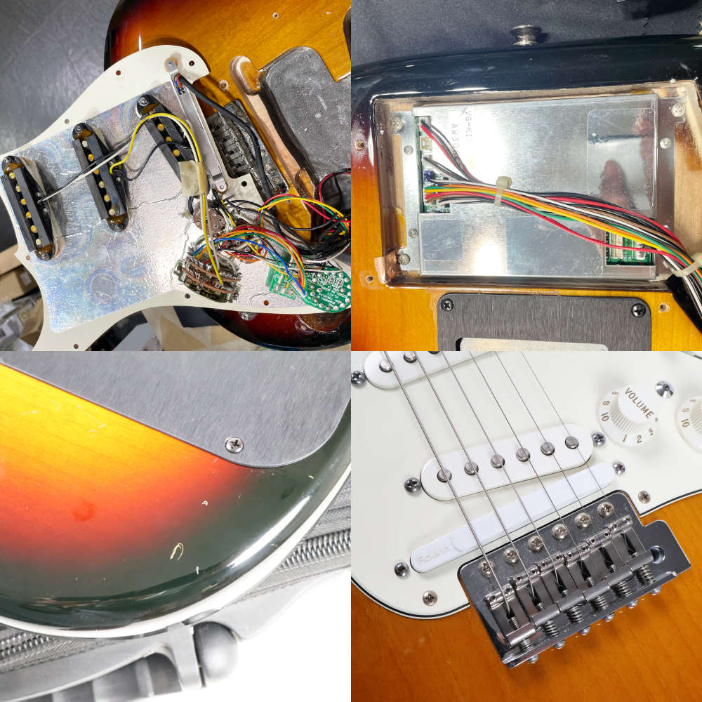 【中古】Fender Roland G-5 VG Stratocaster 3TS 2011〜2012年製 フェンダー ローランド モデリング ストラトキャスター エレキギター 内部 