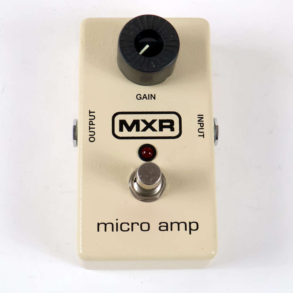 【中古】 ブースター エフェクター MXR M-133 MICRO AMP マイクロアンプ ギターエフェクター 正面