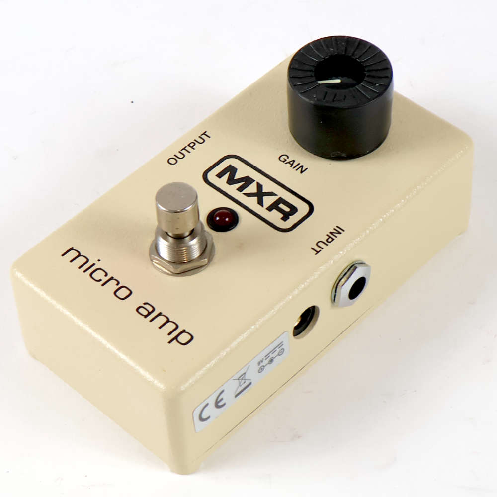 【中古】 ブースター エフェクター MXR M-133 MICRO AMP マイクロアンプ ギターエフェクター 右サイド
