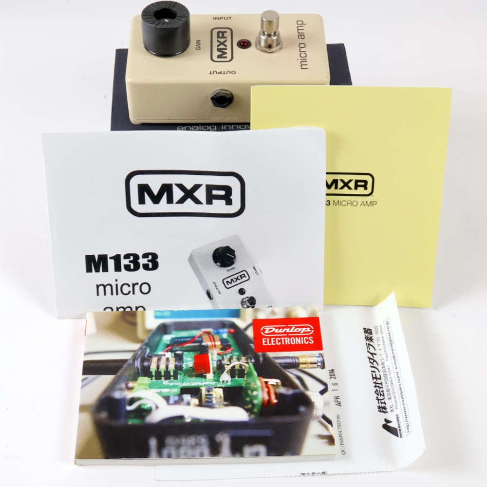 【中古】 ブースター エフェクター MXR M-133 MICRO AMP マイクロアンプ ギターエフェクター 付属品