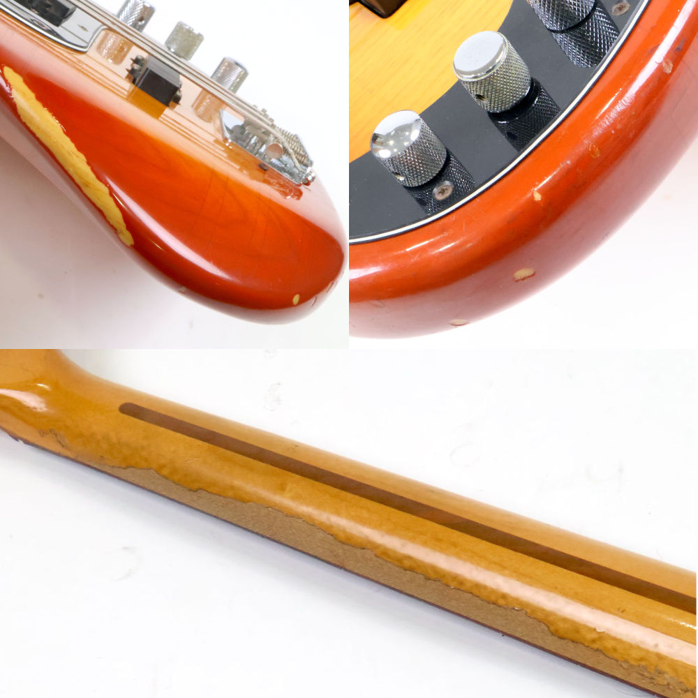 【中古】 Fender USA フェンダー PRECISION BASS Sienna Sunburst MOD 1979年製 プレシジョンベース エレキベース PJ EMGピックアップ搭載 ボディ傷