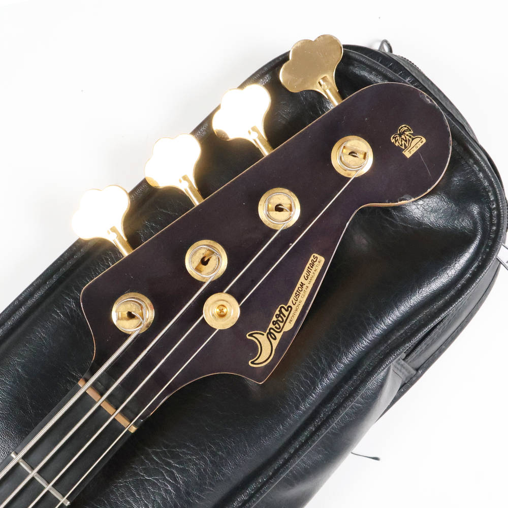 【中古】 エレキベース MOON JJ-4  シースルーブラック moonオリジナルピックアップ搭載 パッシブ仕様 ヘッド画像