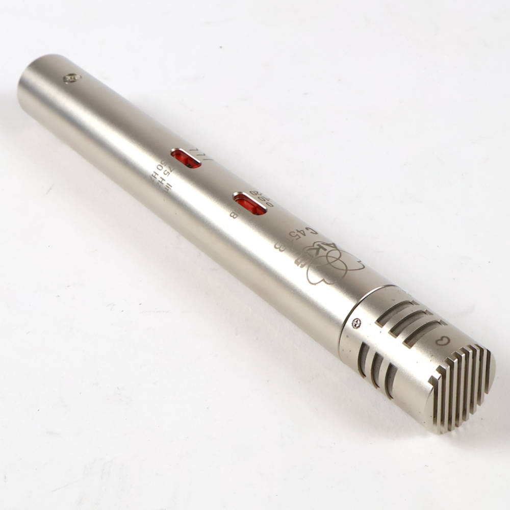 【中古】 マイク AKG C451B コンデンサーマイクロフォン 451 シゴイチ アカゲ グリル側