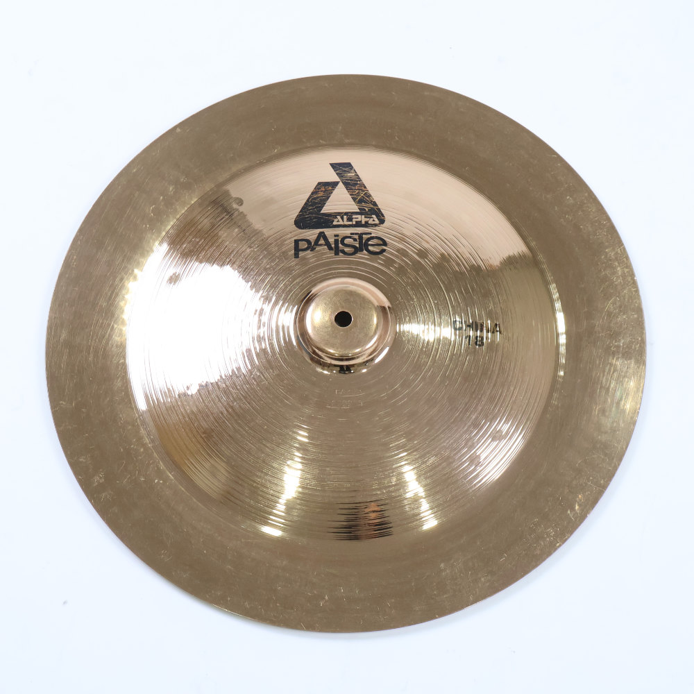【中古】 チャイナシンバル パイステ PAISTE ALPHA CHINA 18インチ