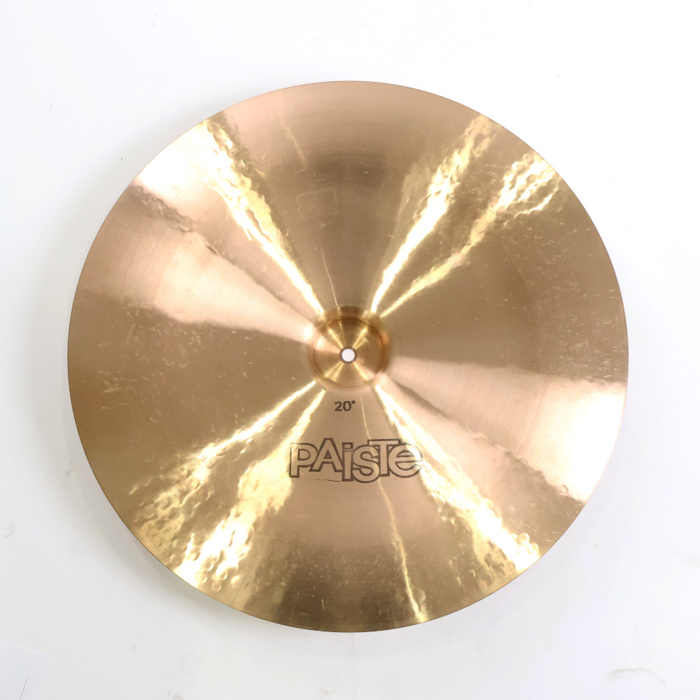 【中古】 チャイナシンバル パイステ PAISTE 2002 CHINA TYPE 20インチ 1970s ビンテージシンバル 詳細画像